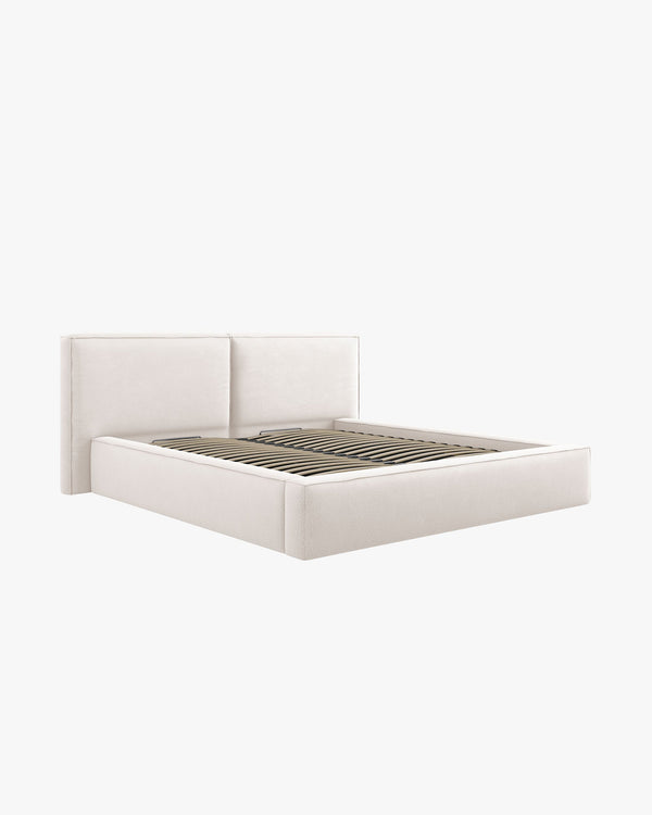 Jodie storage bed with double headboard