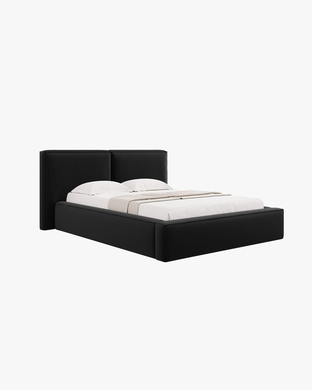 Jodie storage bed with double headboard