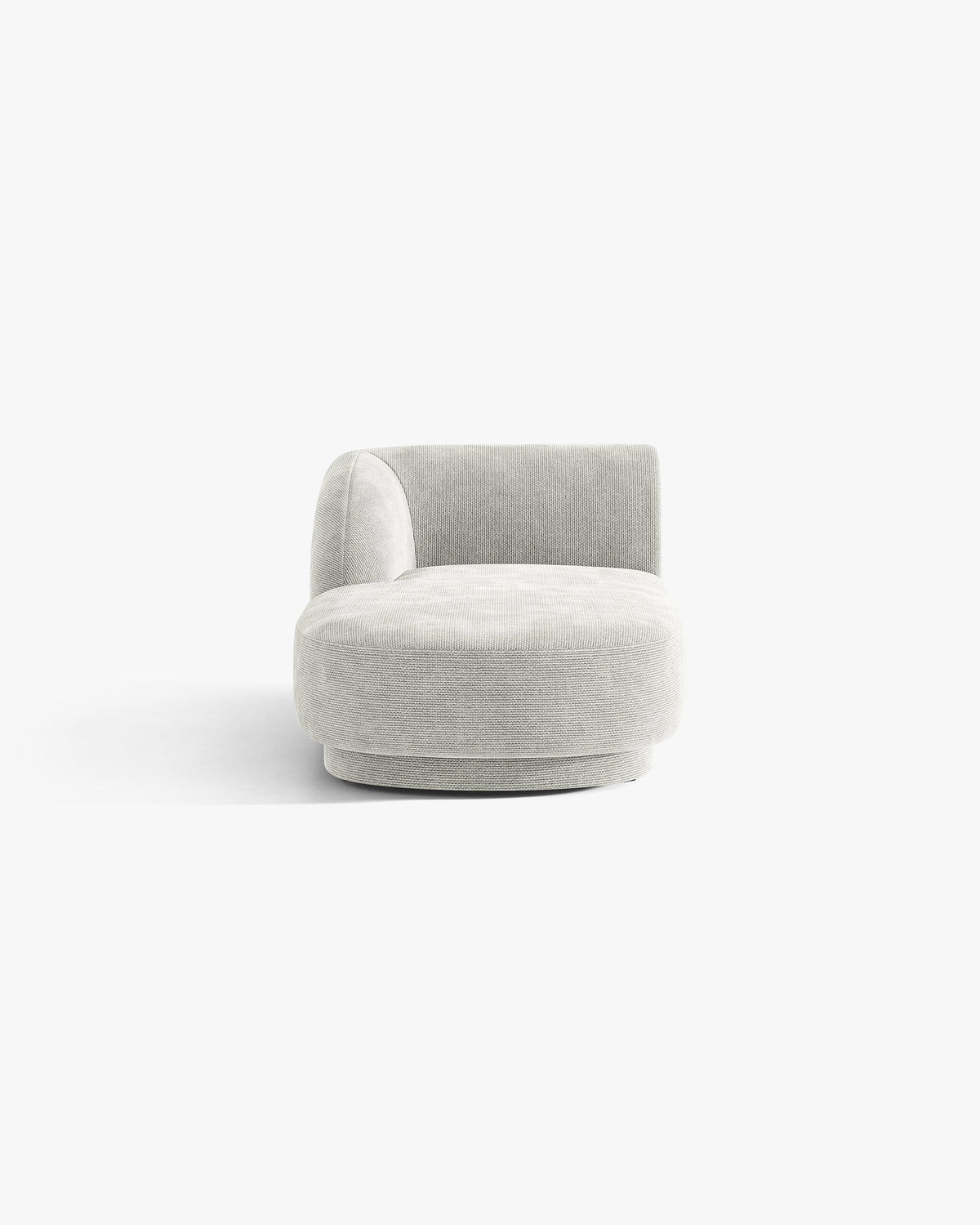 Miley chenille chaise longue kanapé 2 személyes