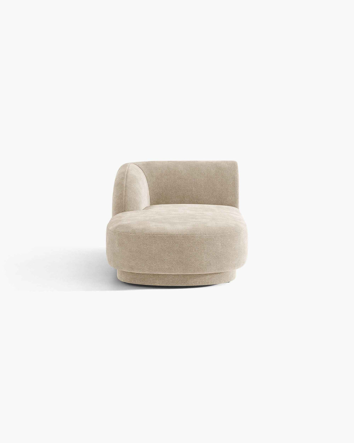 Miley chenille chaise longue kanapé 2 személyes