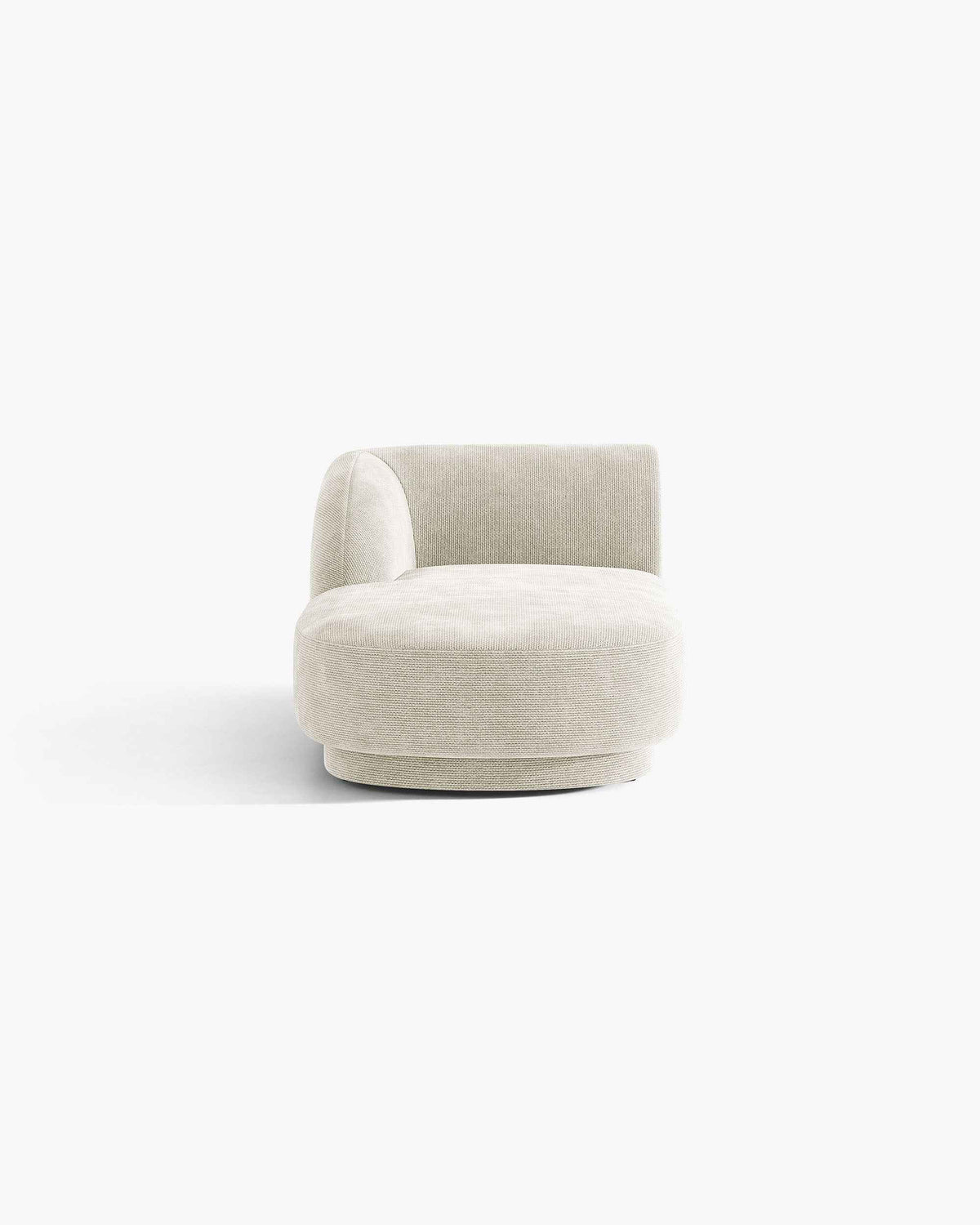 Miley chenille chaise longue kanapé 2 személyes