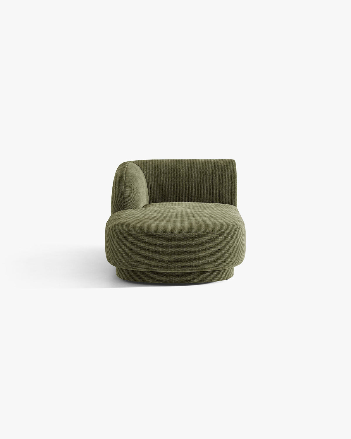 Miley chenille chaise longue kanapé 2 személyes