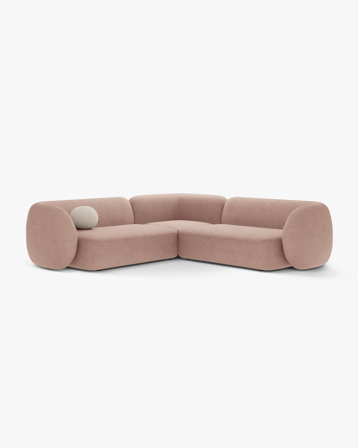 Kate modular symmetrical corner sofa 5 seats