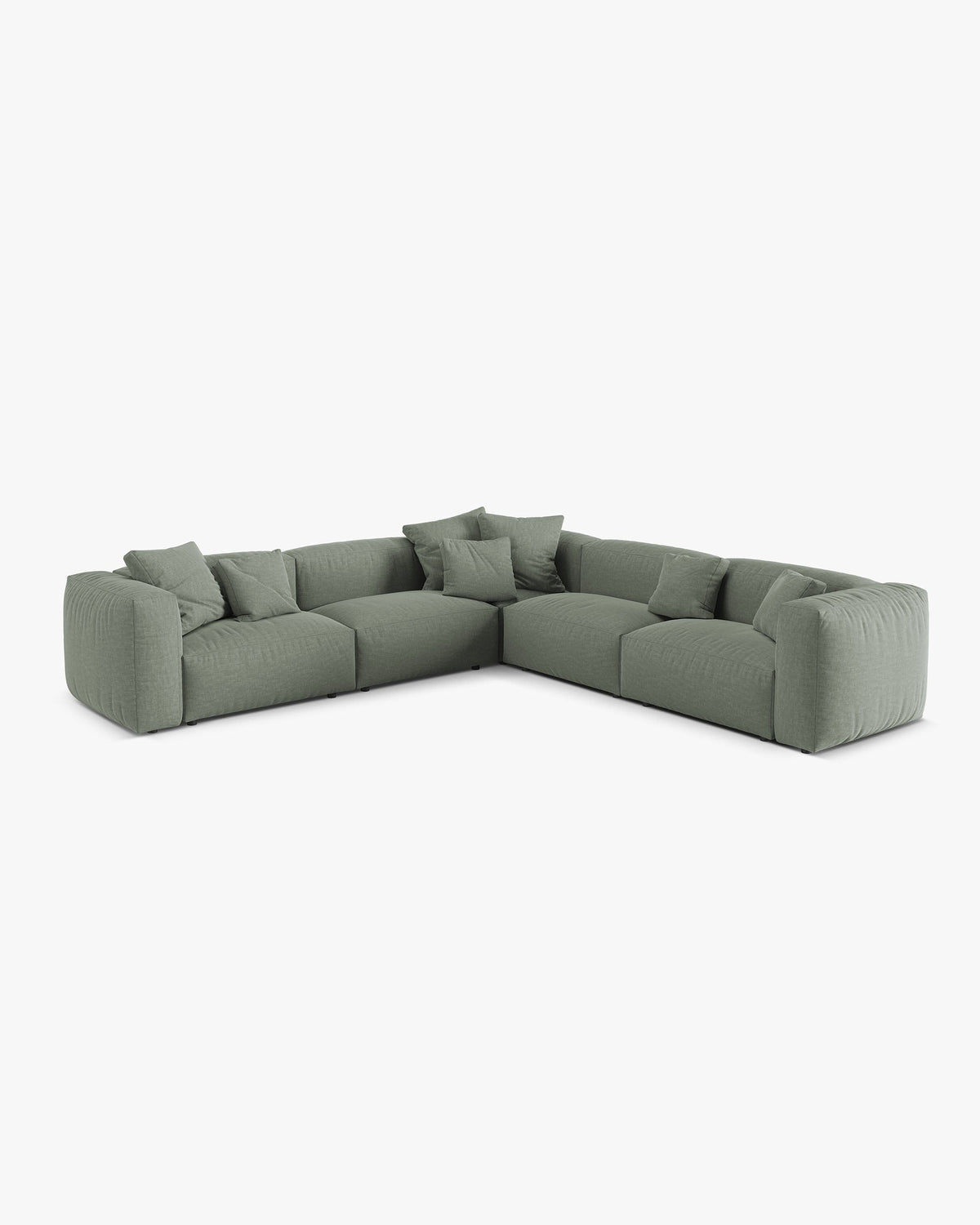 Martina modular symmetrical corner sofa 5 seats