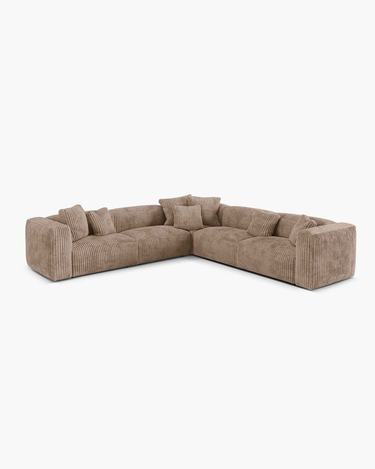 Martina modular symmetrical corner sofa 5 seats