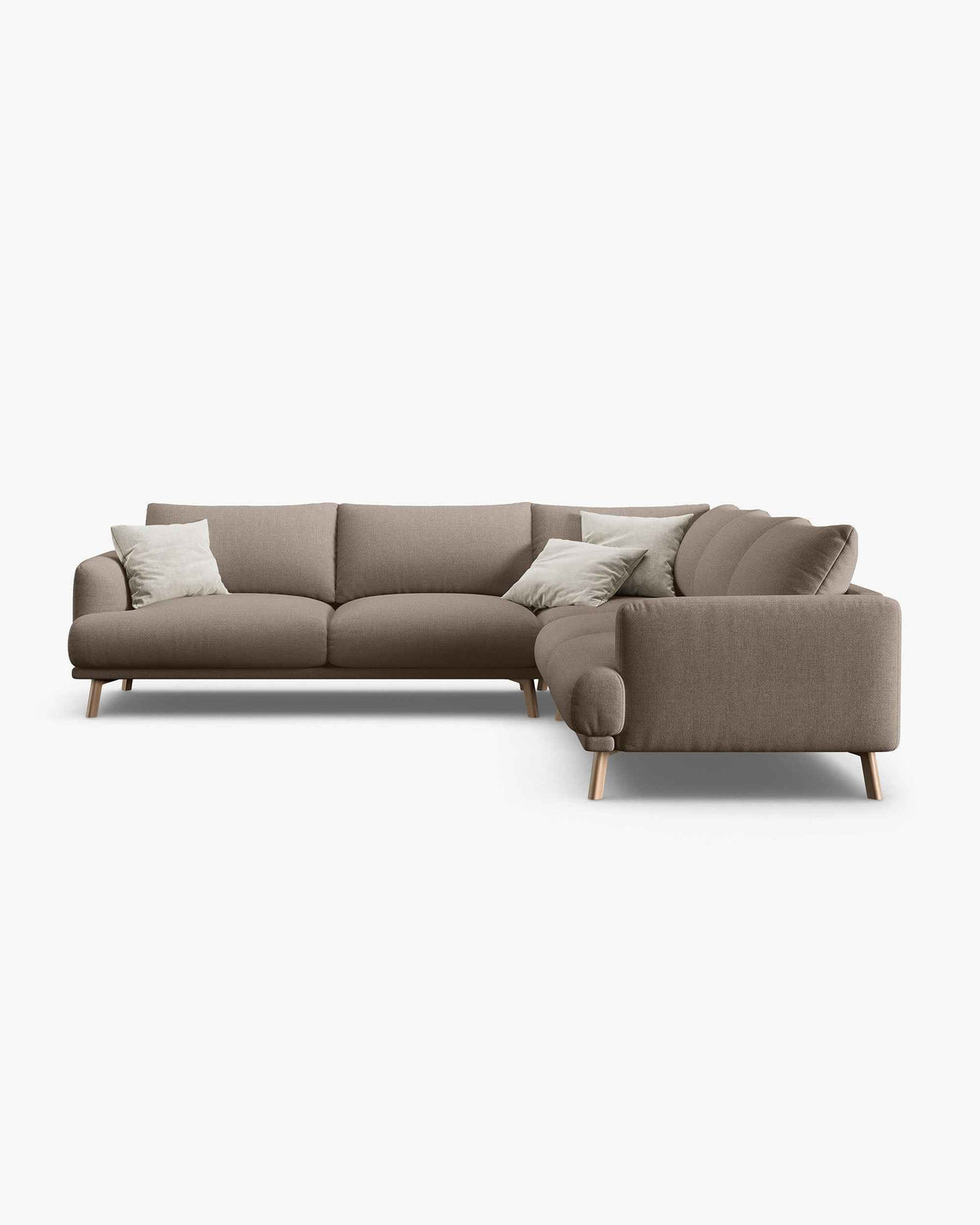 Naomi symmetrical corner sofa 5 seats