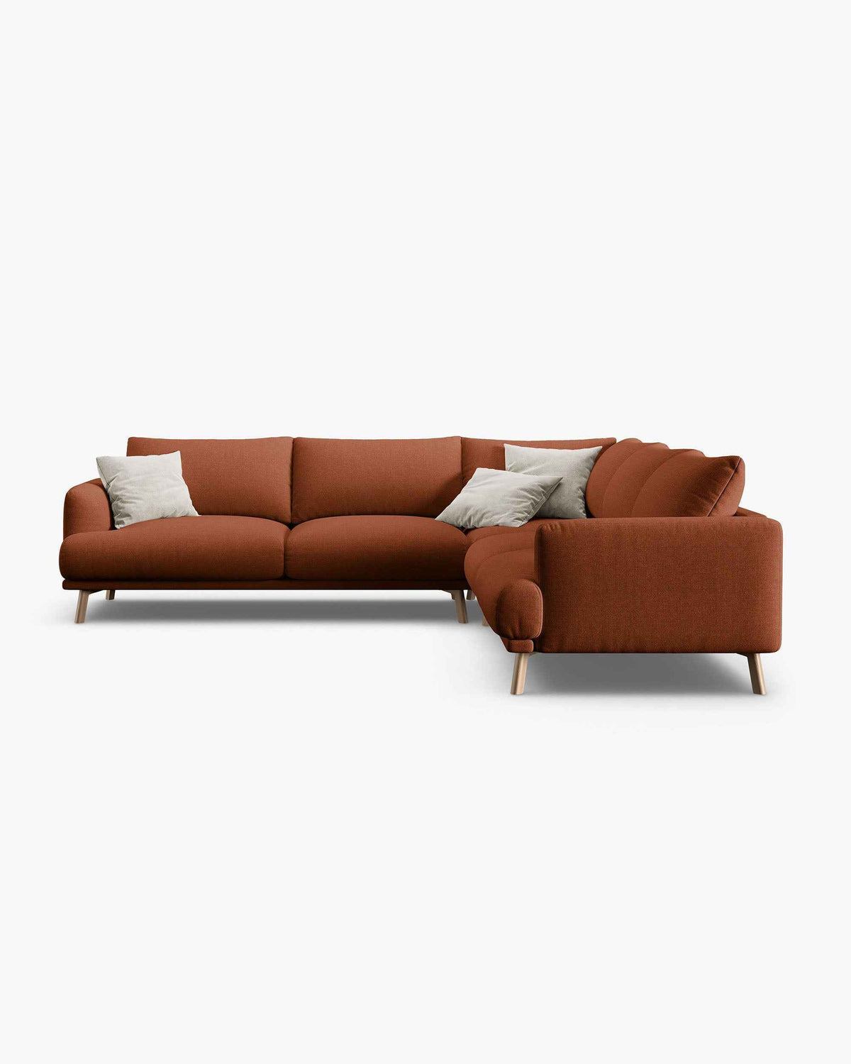 Naomi symmetrical corner sofa 5 seats