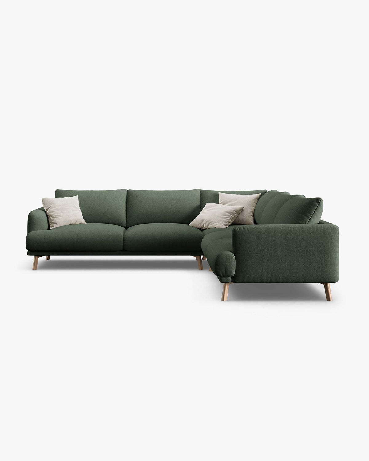 Naomi symmetrical corner sofa 5 seats