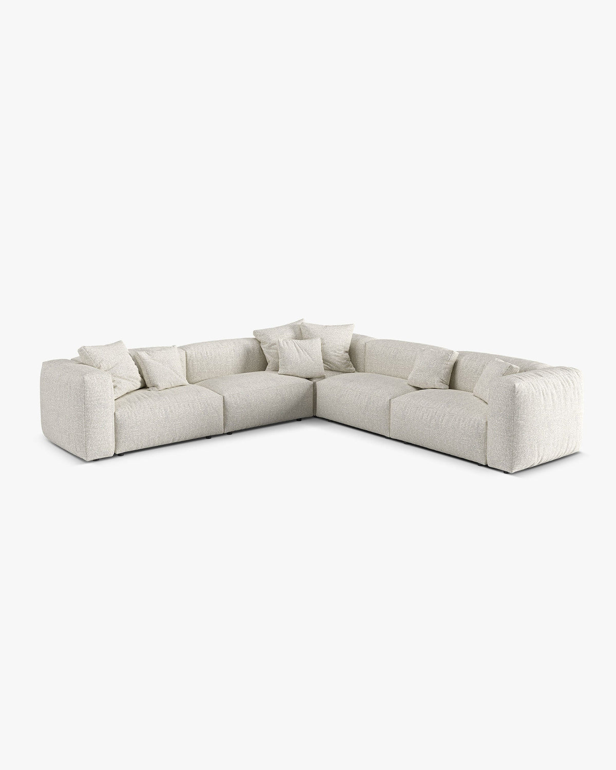 Martina modular symmetrical corner sofa 5 seats