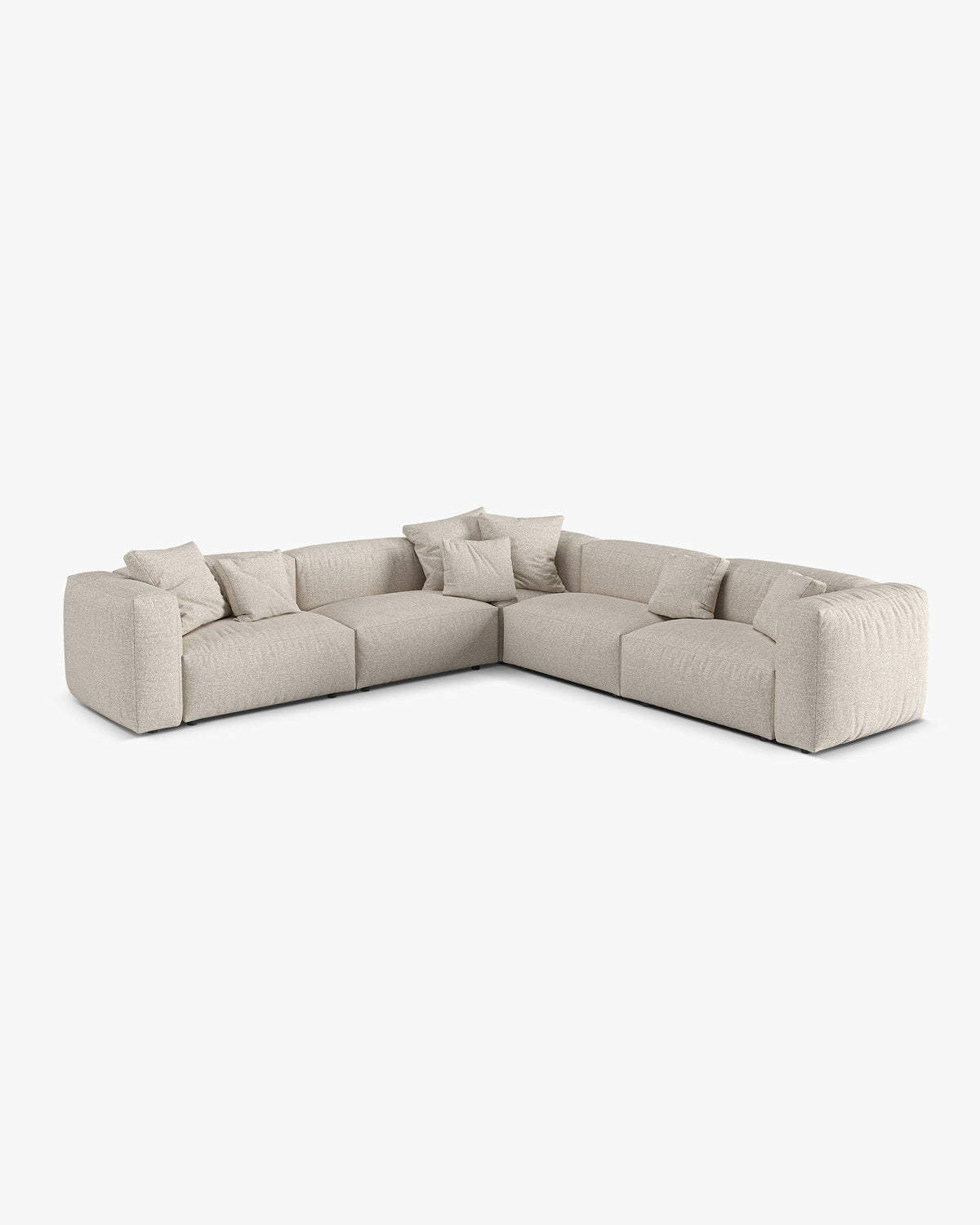 Martina modular symmetrical corner sofa 5 seats