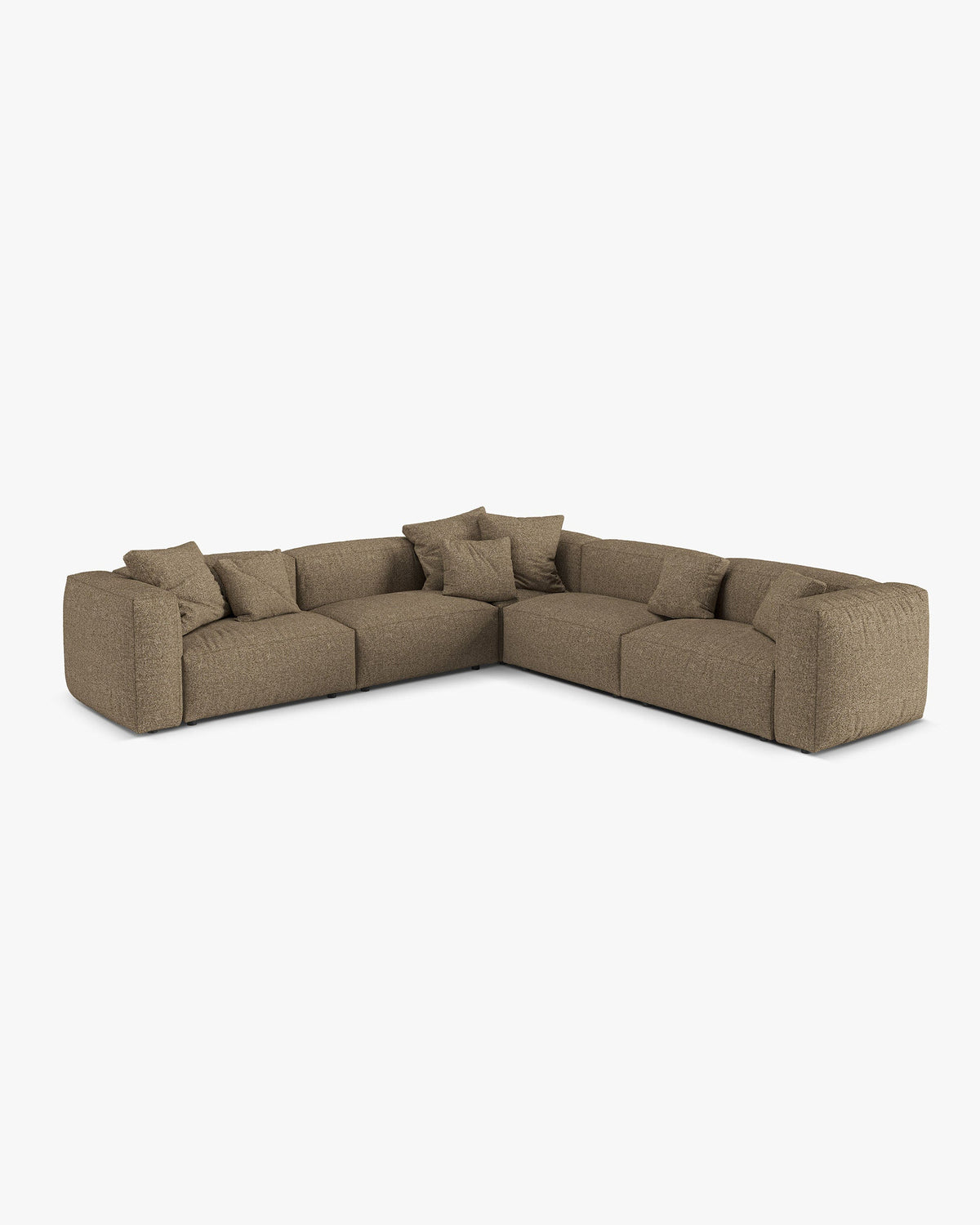 Martina modular symmetrical corner sofa 5 seats