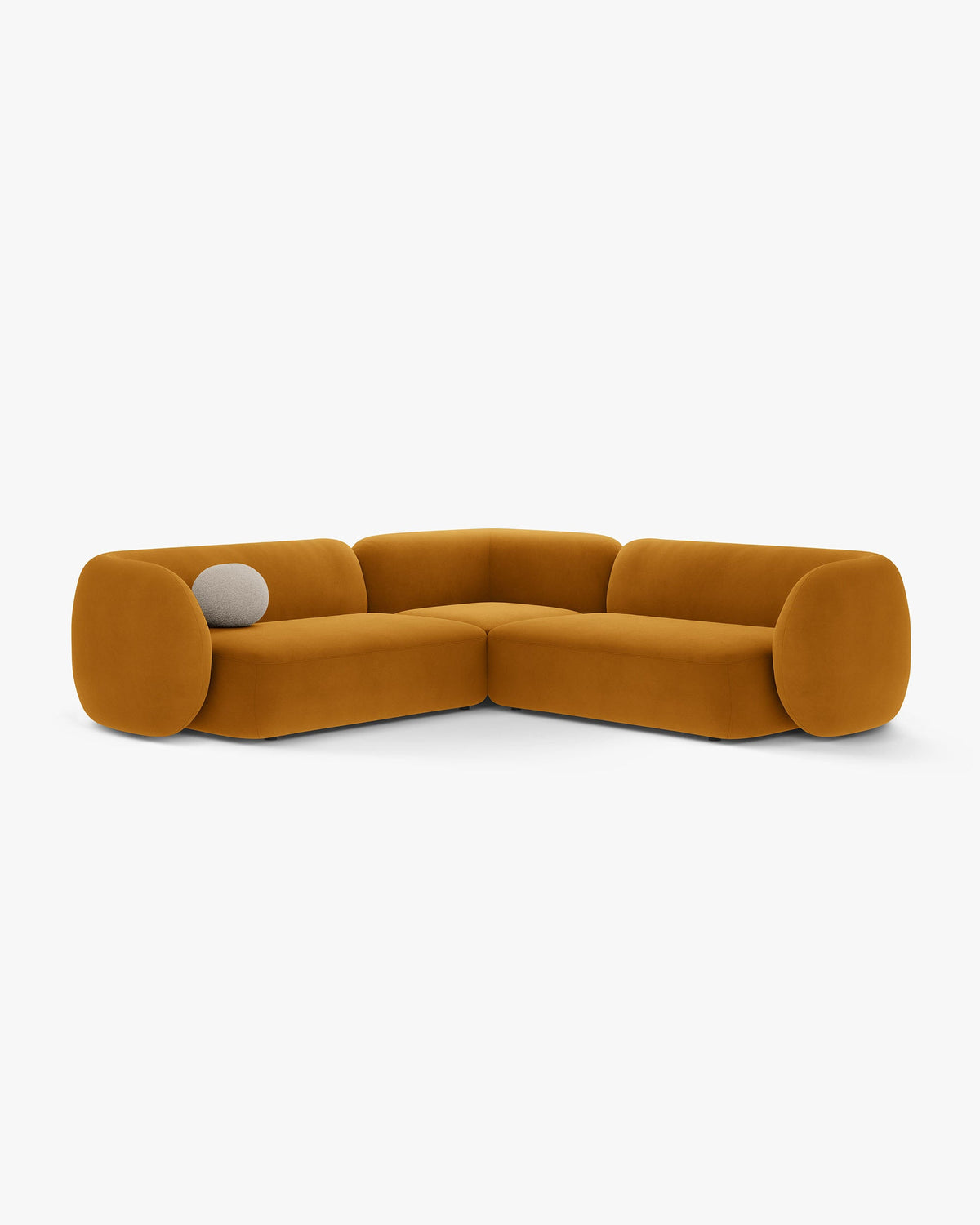 Kate modular symmetrical corner sofa 5 seats