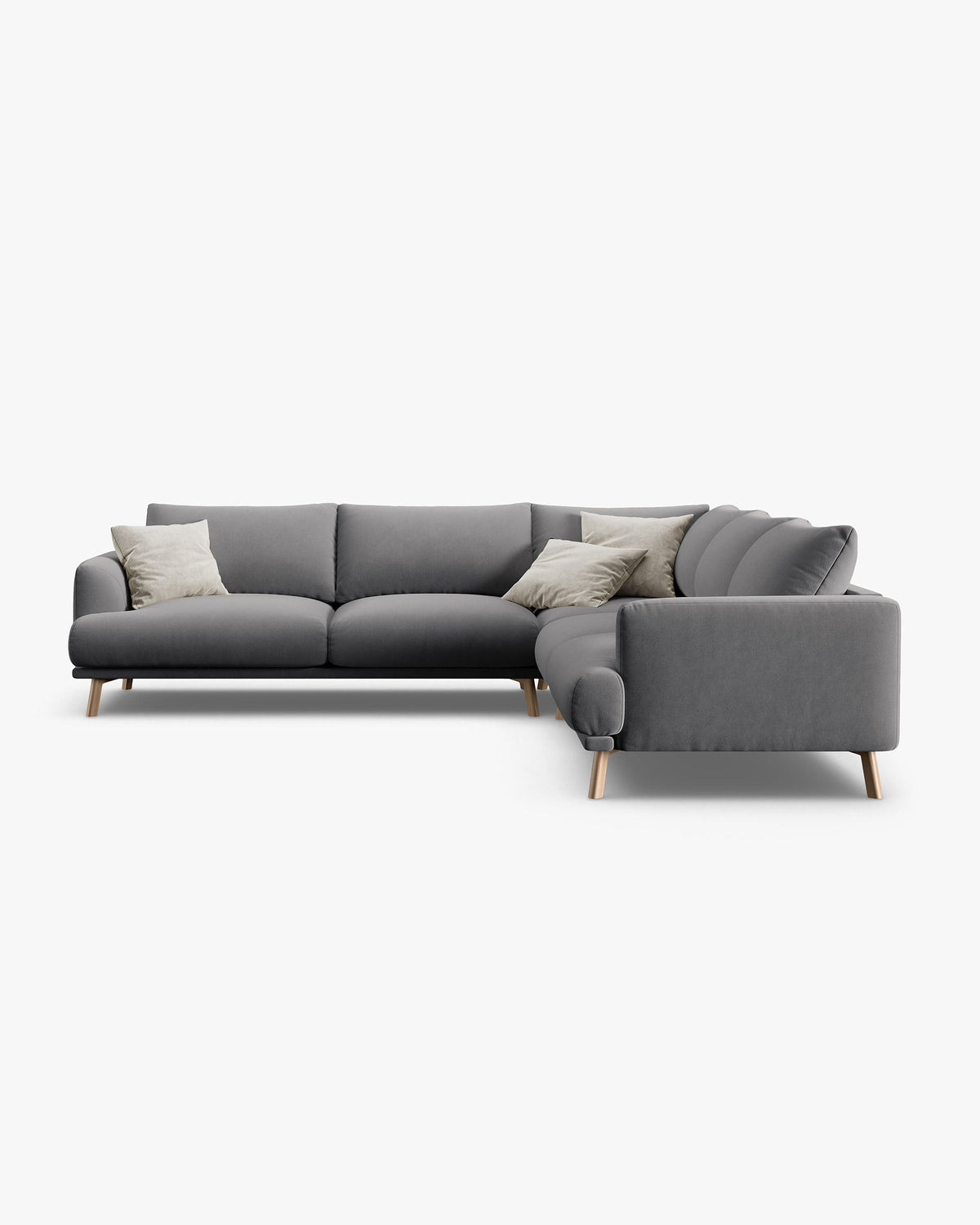 Naomi symmetrical corner sofa 5 seats