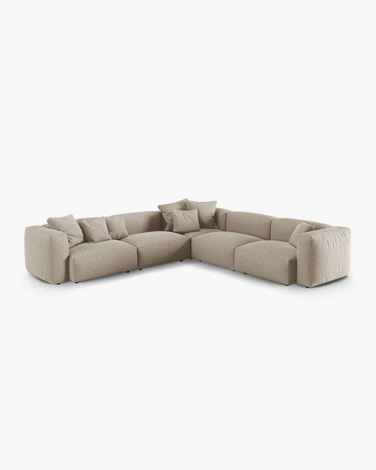 Martina modular symmetrical corner sofa 5 seats