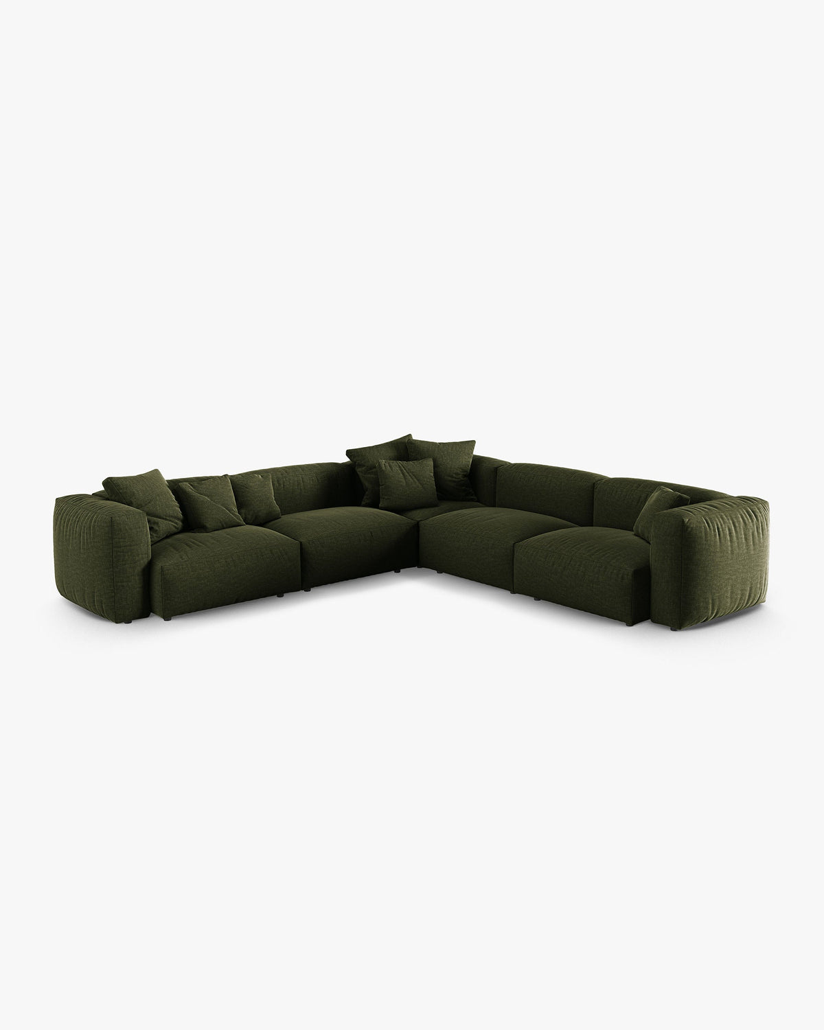 Martina modular symmetrical corner sofa 5 seats
