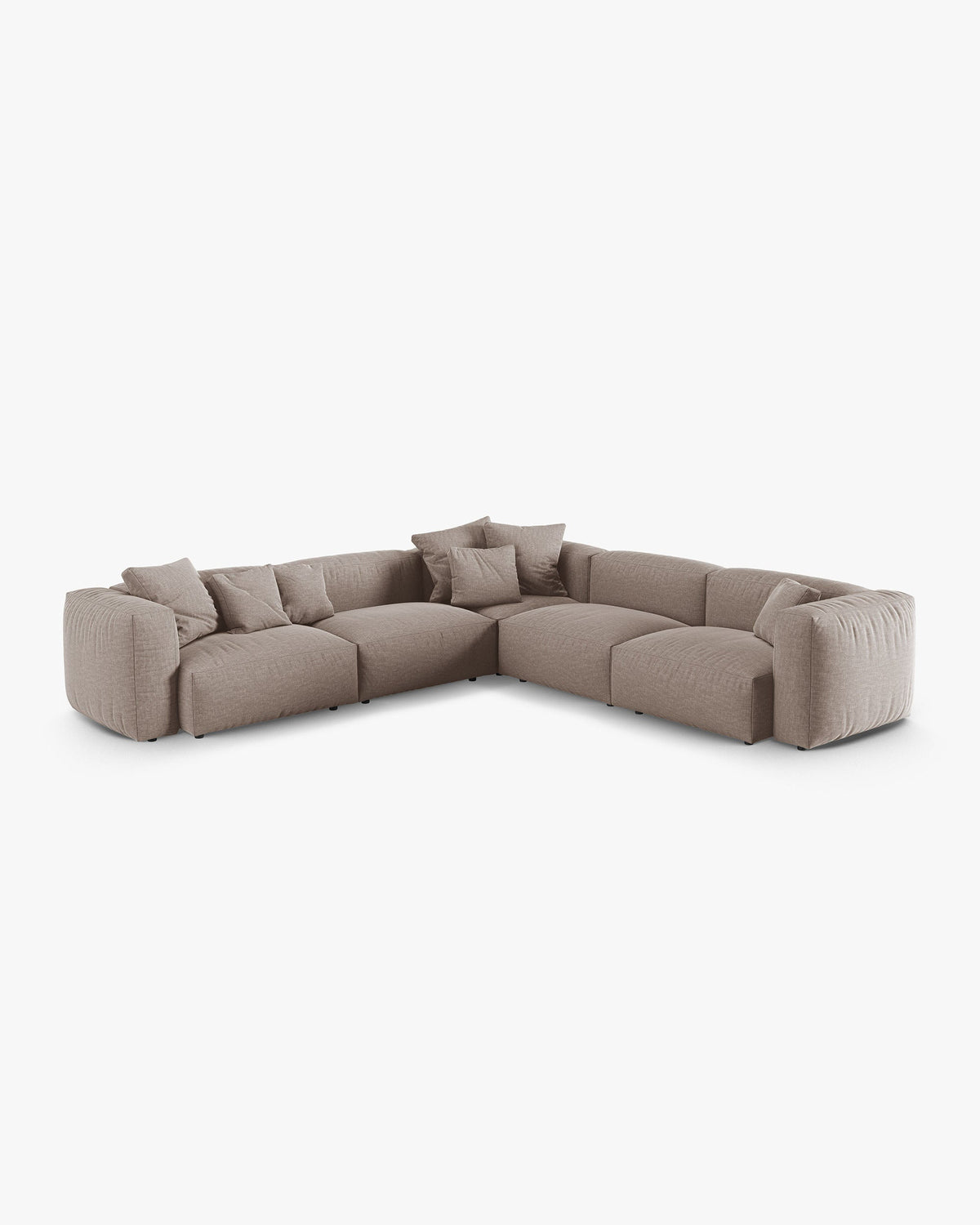 Martina modular symmetrical corner sofa 5 seats