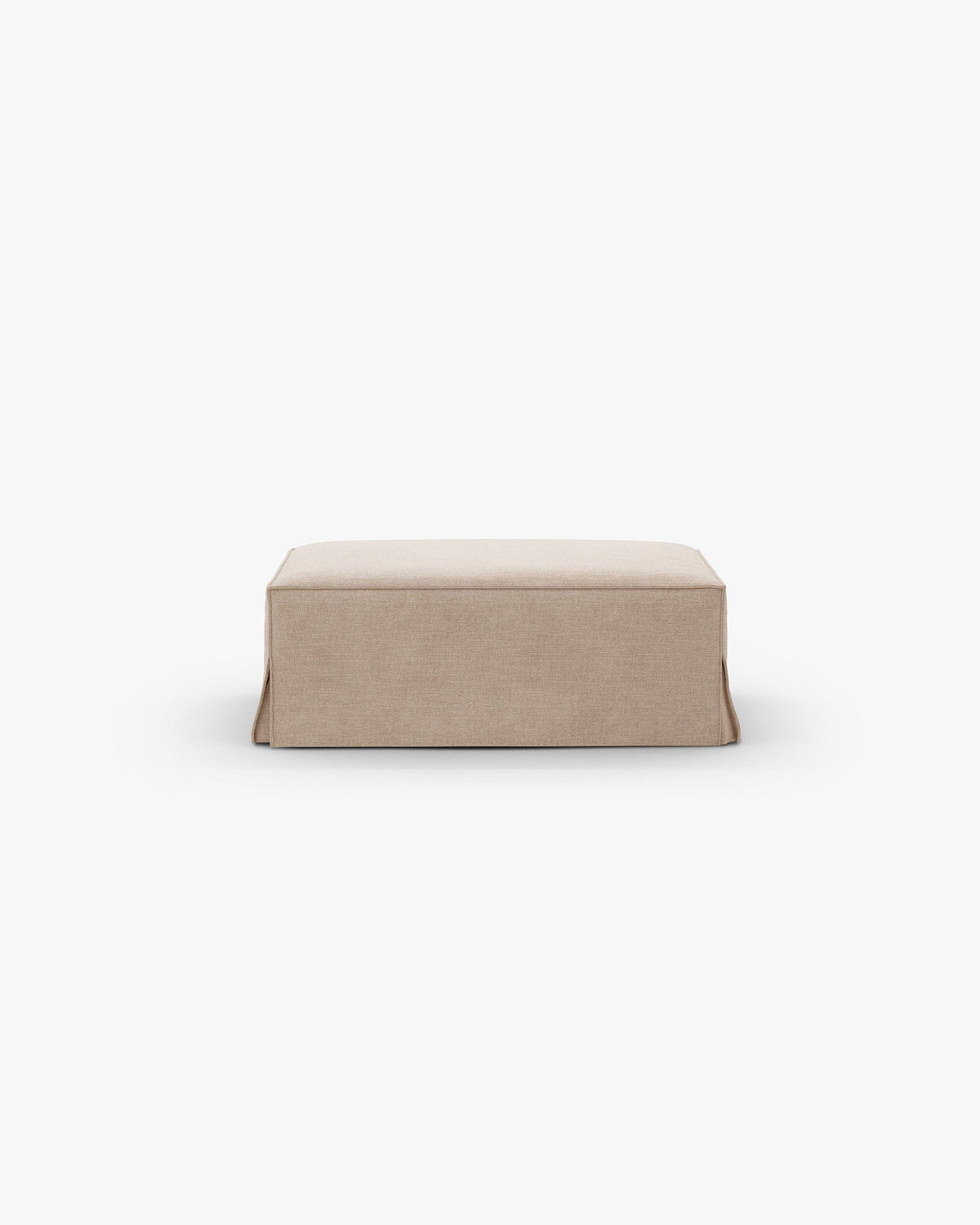 Jodie Pouf with Removable Linen-Look Cover