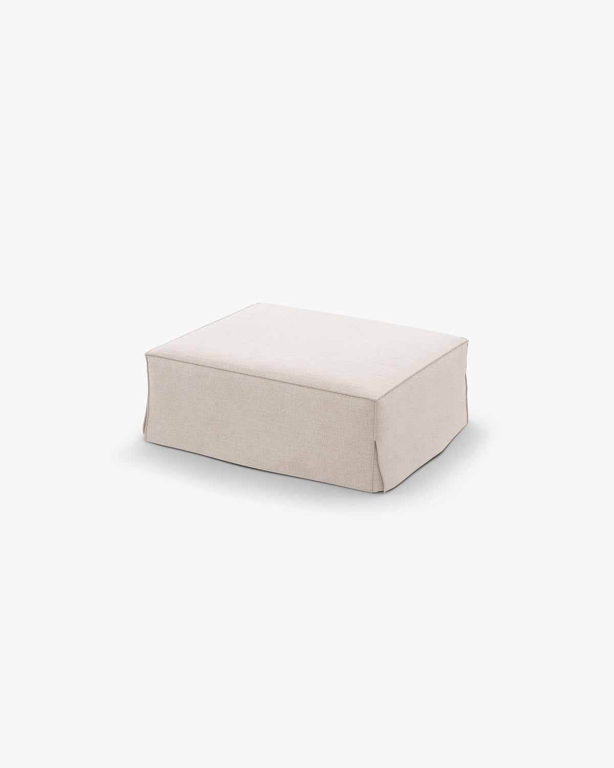 Jodie Pouf with Removable Linen-Look Cover