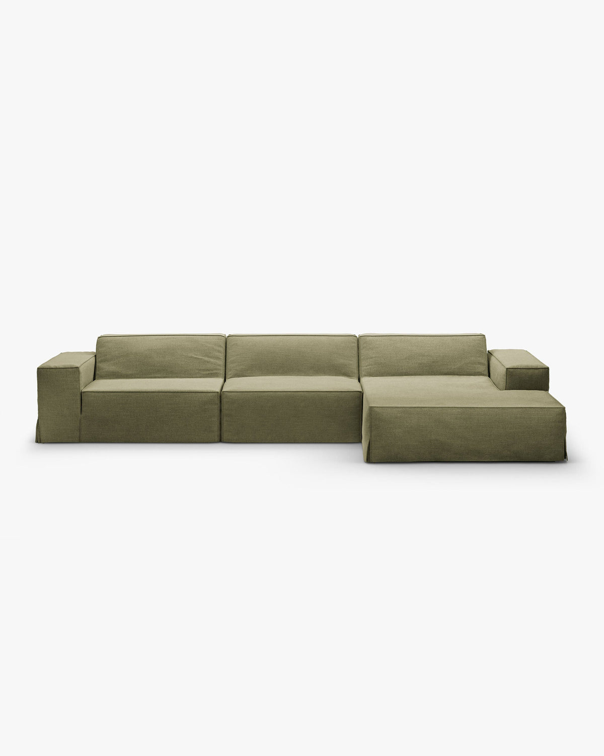 Jodie Corner Sofa with Removable Linen-Look Cover