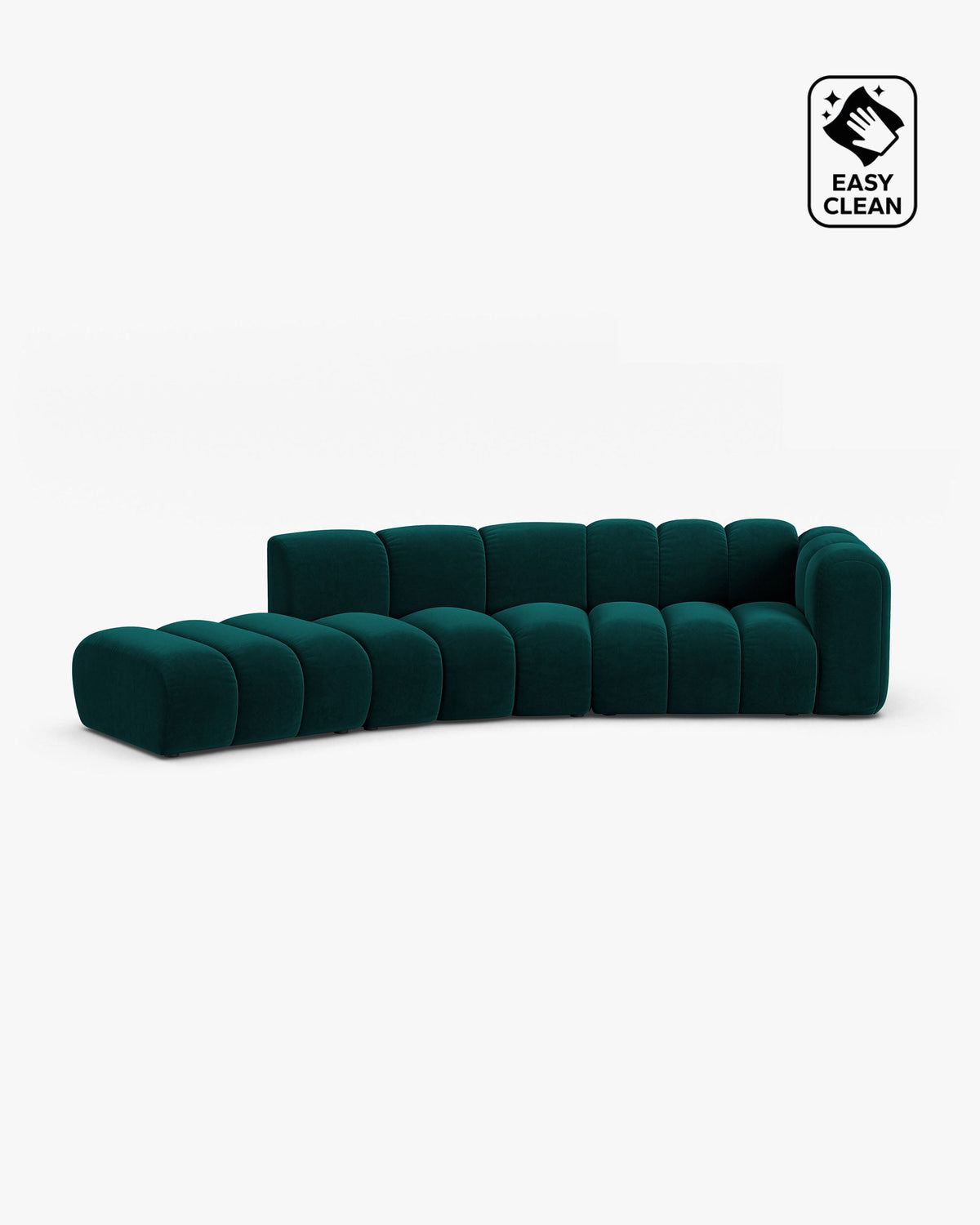 Lupine open rounded sofa 5 seats