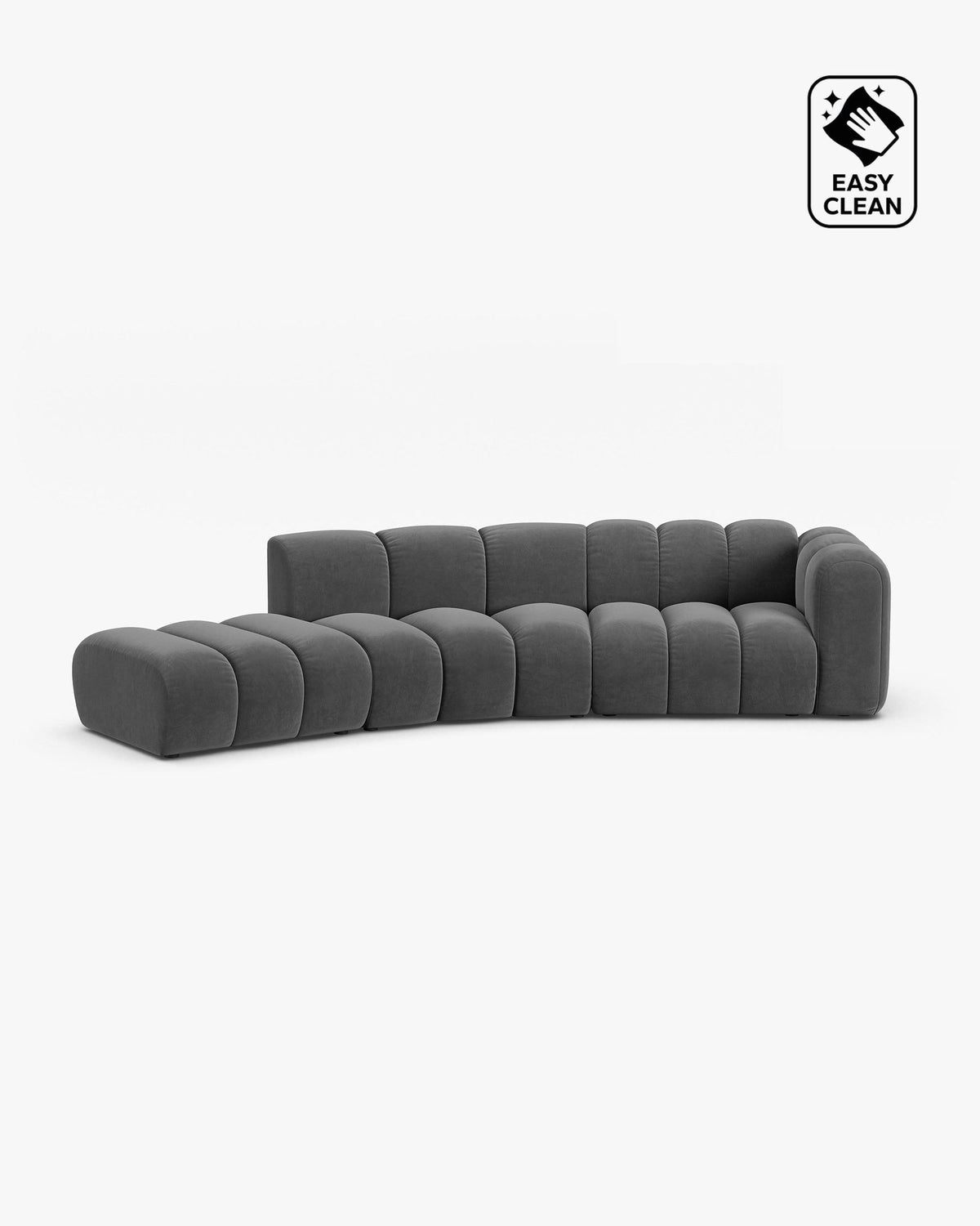 Lupine open rounded sofa 5 seats