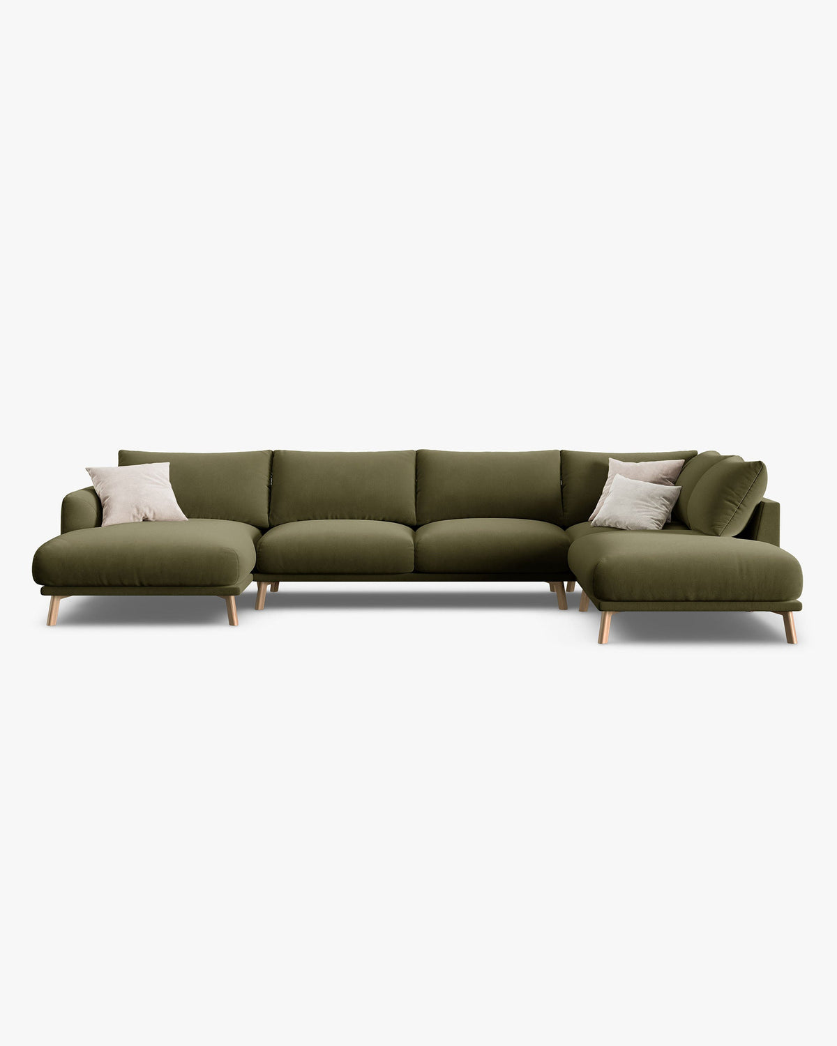 Naomi panoramic corner sofa 6 seats