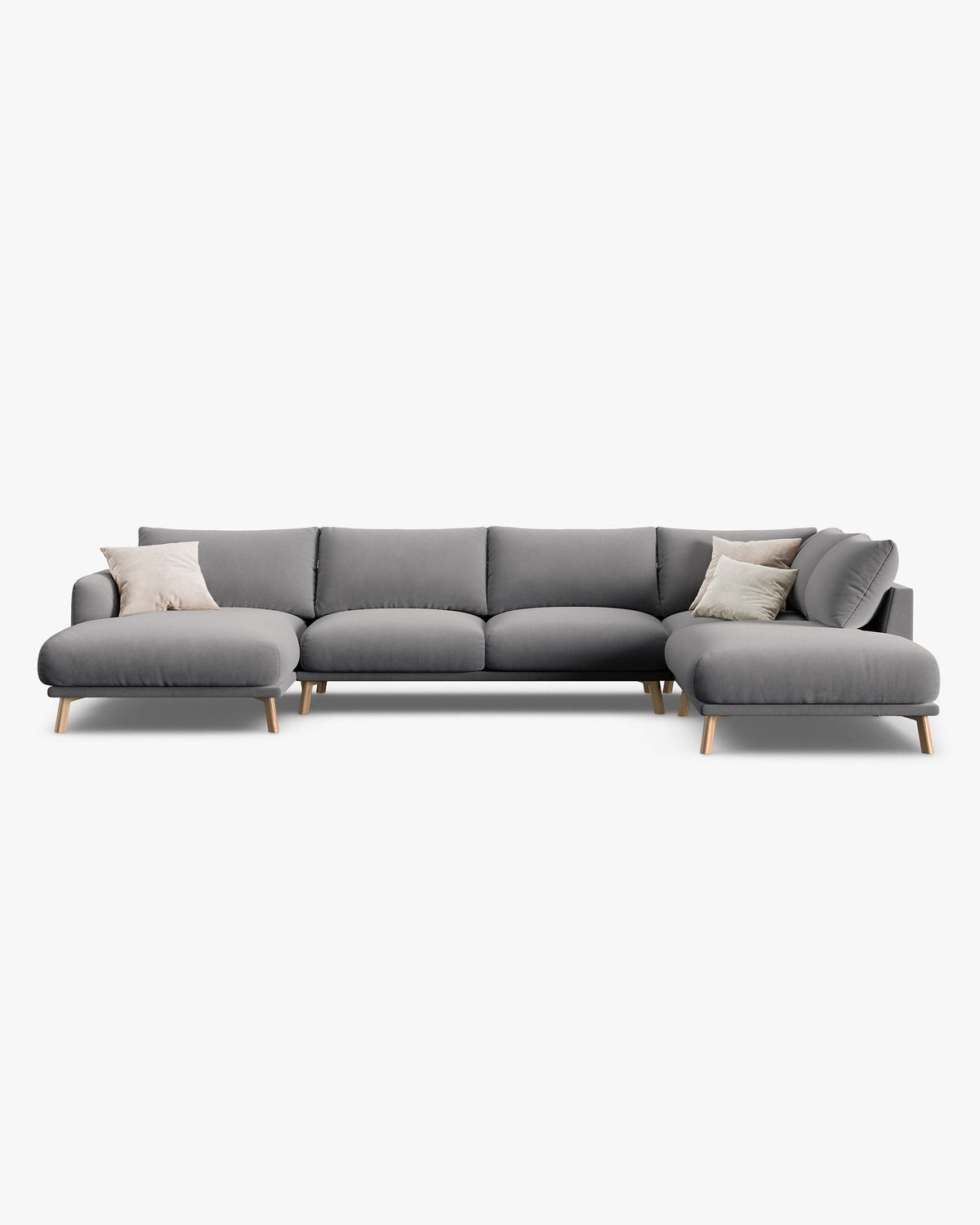 Naomi panoramic corner sofa 6 seats