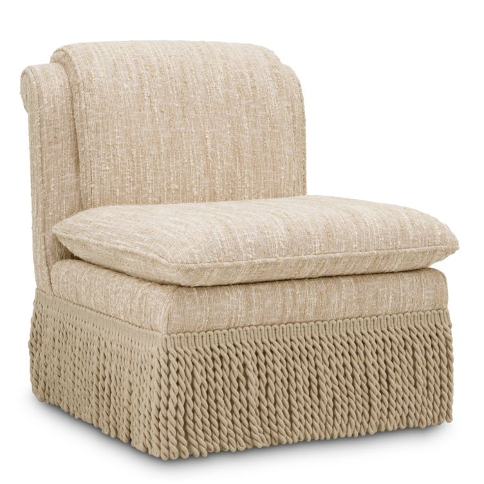 fairburn fotel boucle sonata cream karpit es egyedi rojtos diszites