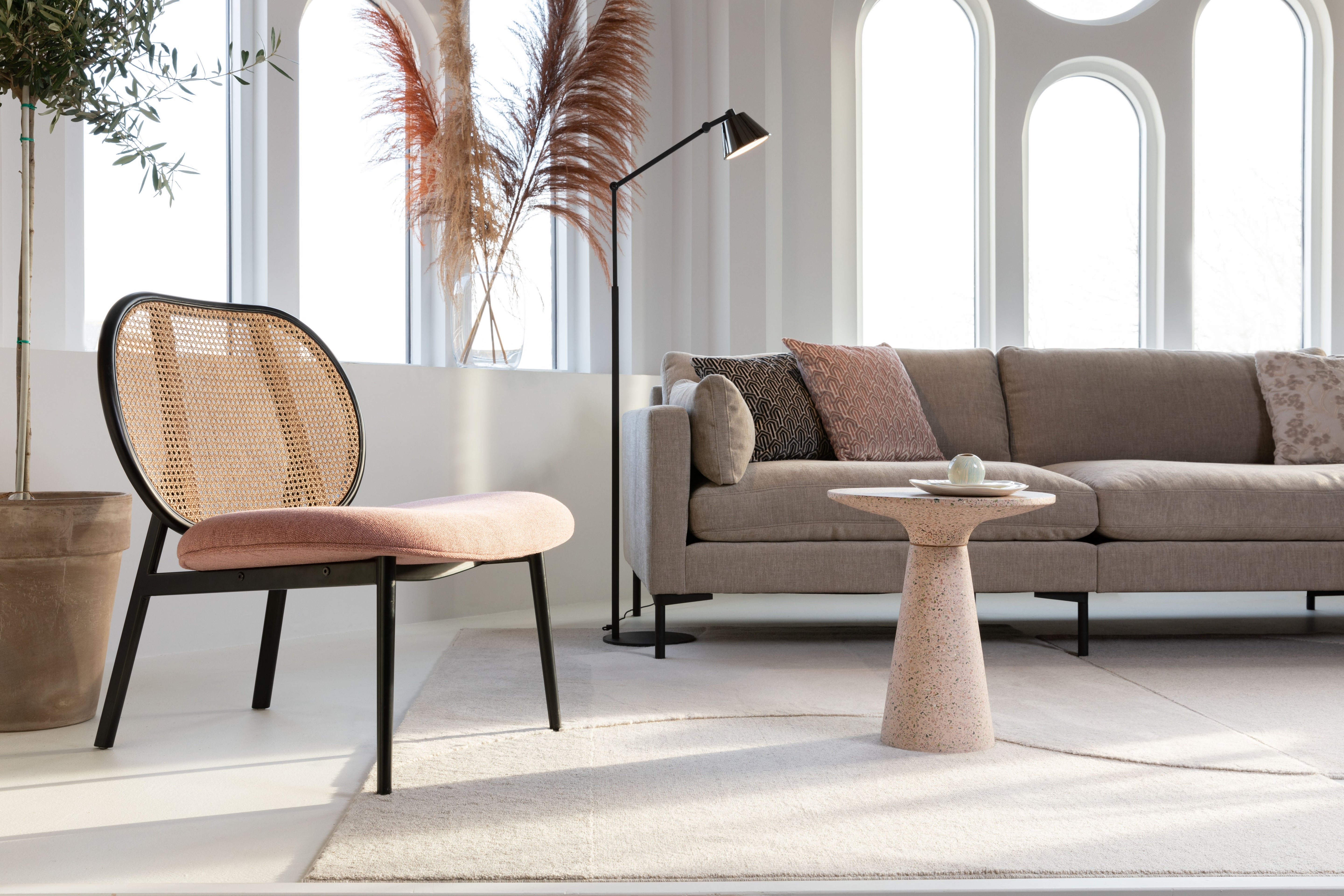Spike rattan fotel
