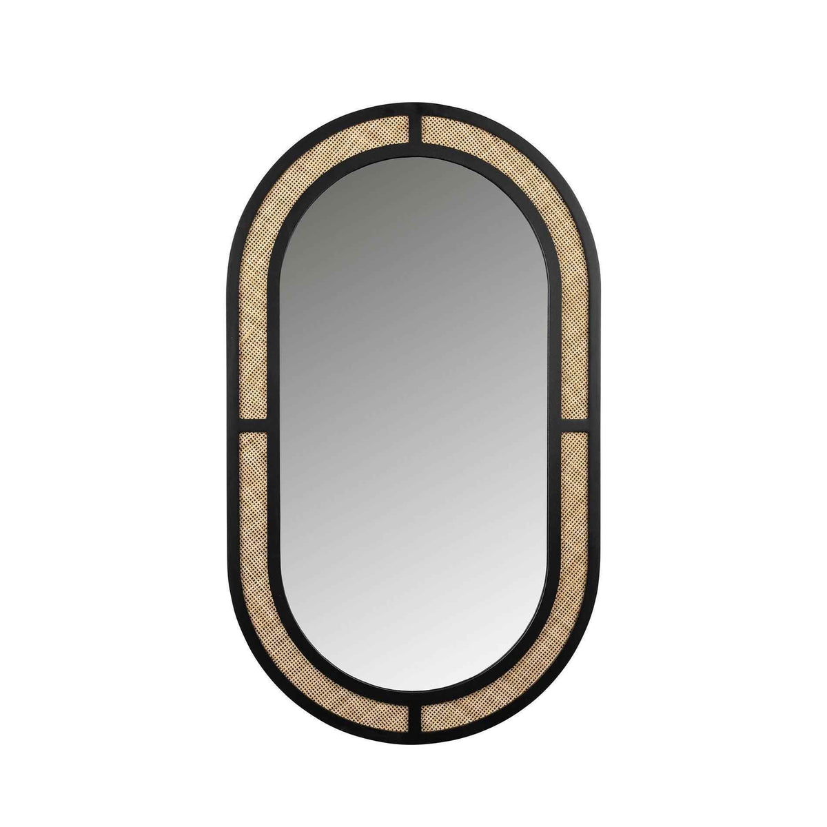 Aida ovális fém tükör
