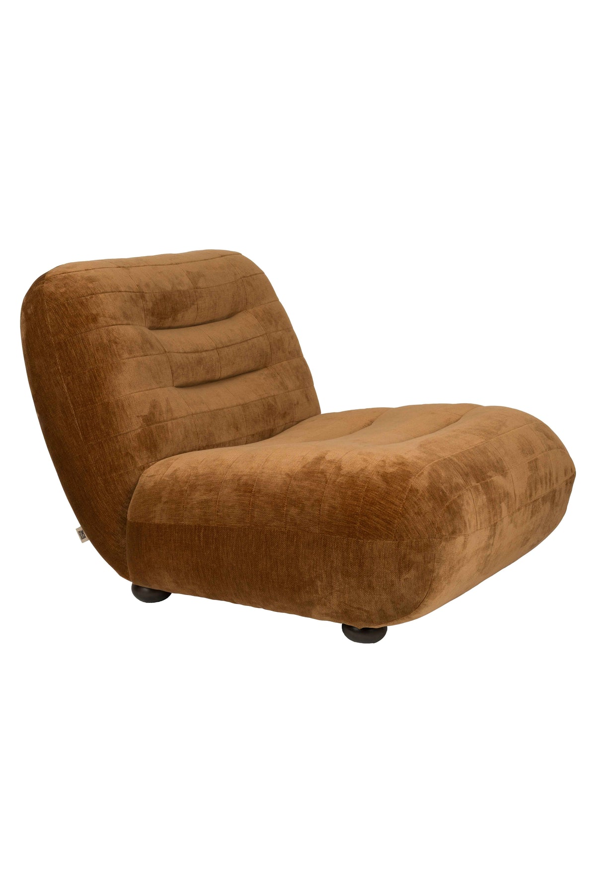 Lounge Chair Wyatt Velours Beige