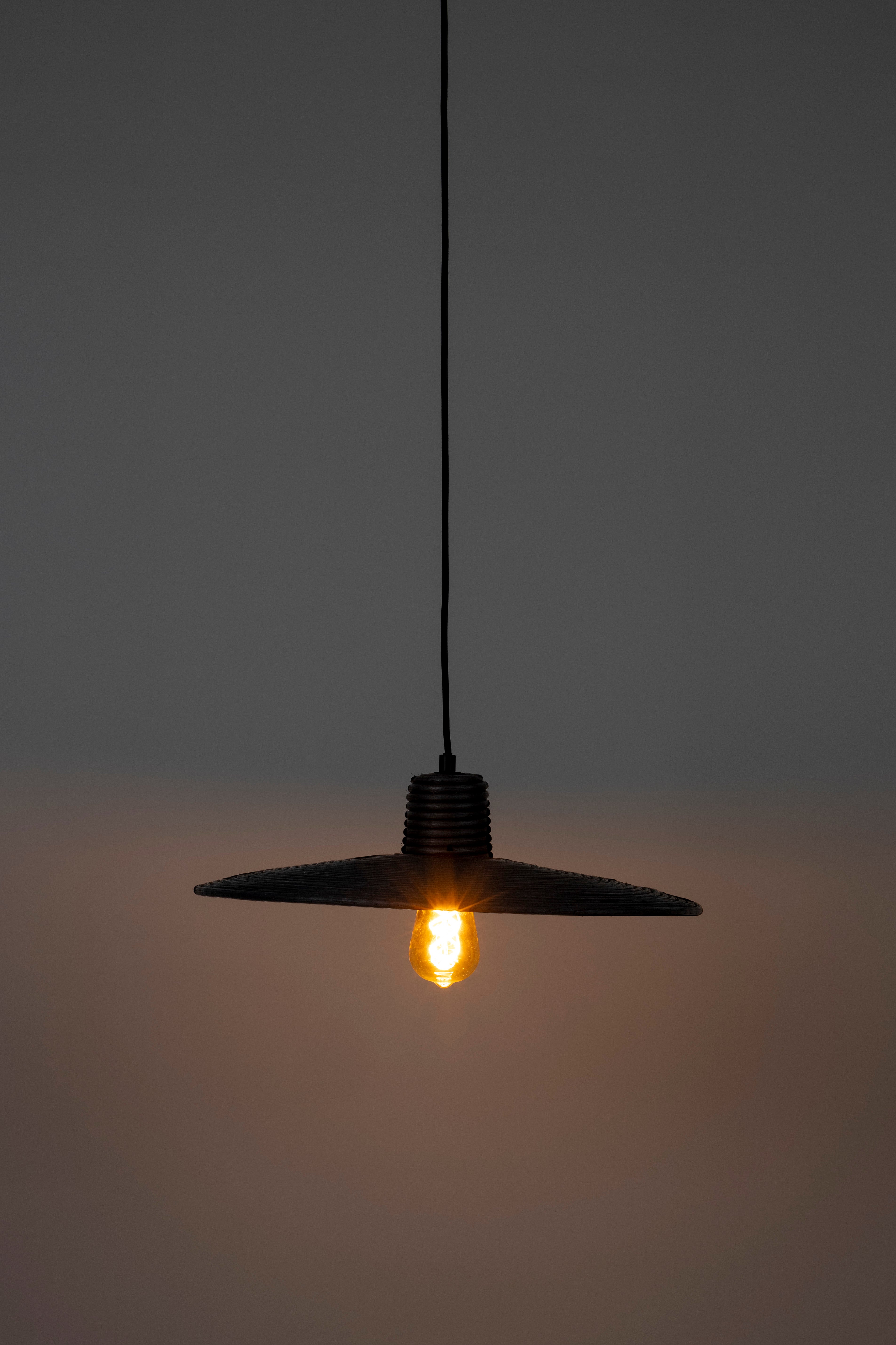 Balance rattan függőlámpa közepes