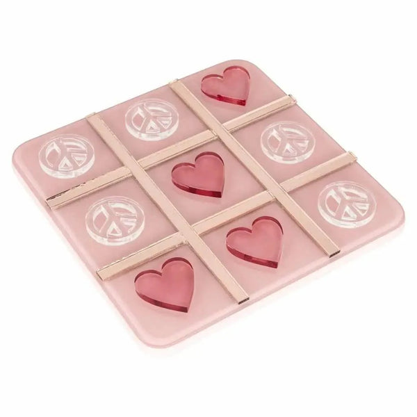 Jolisa Tic Tac Toe üveg dekoráció
