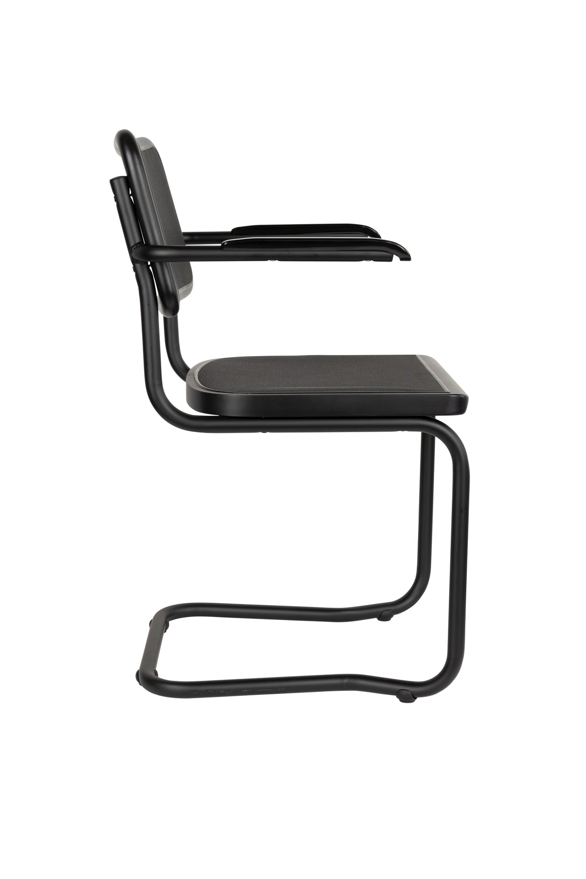 Carree karfás szék fekete