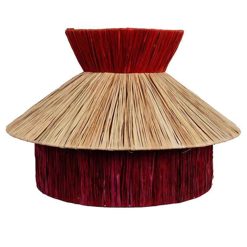 Raffia lámpaernyő Lina