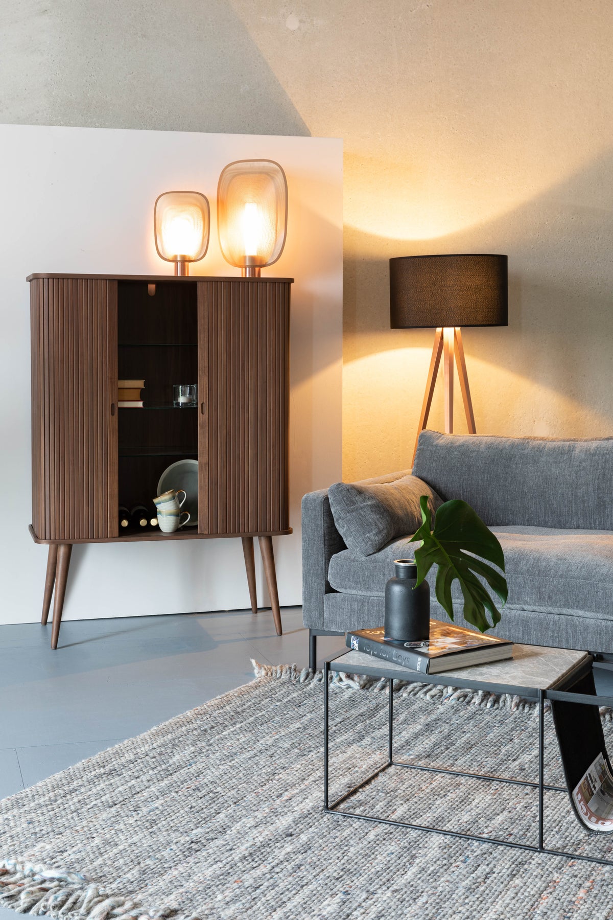 Barbier 2 ajtós fa kabinet