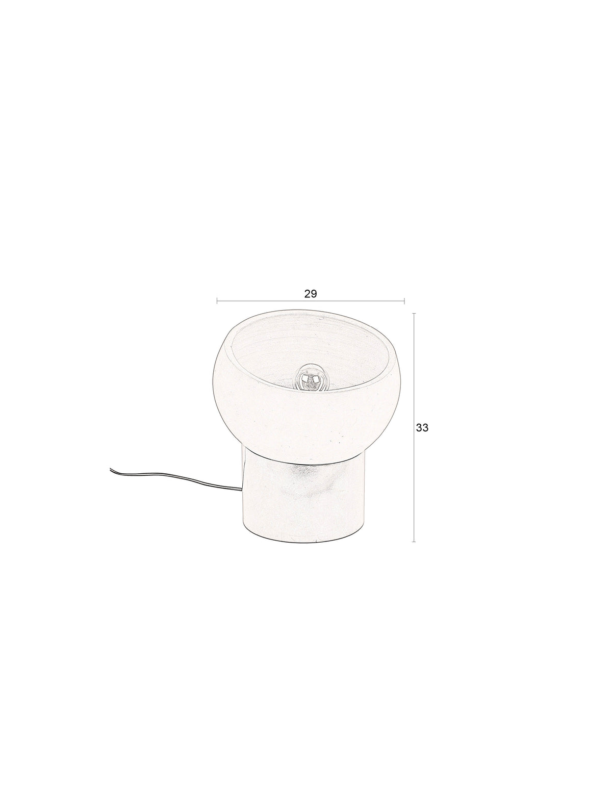 Zahra S asztali lámpa