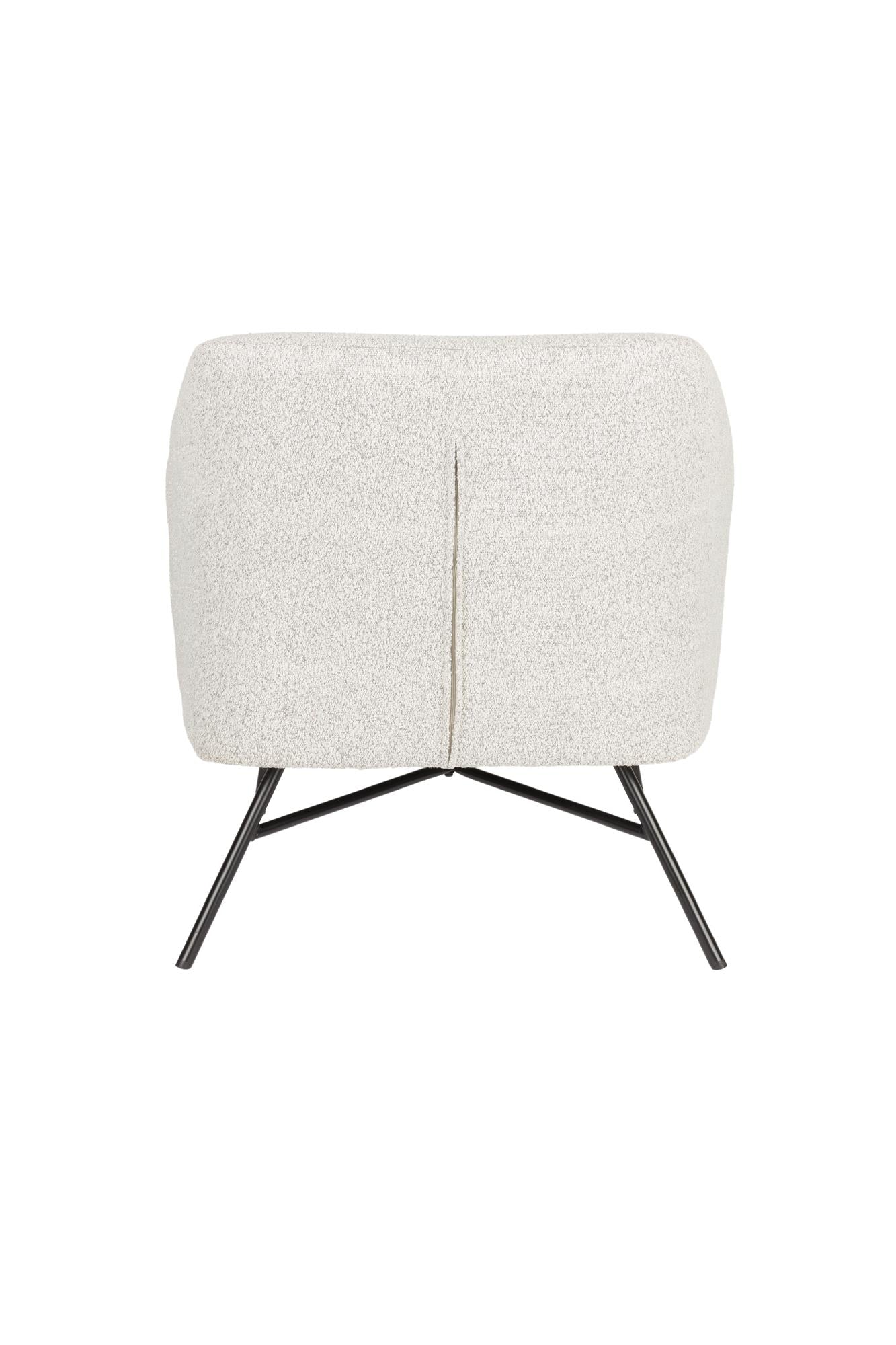 joaz lounge fotel modern karpitozas fekete fem vazzal