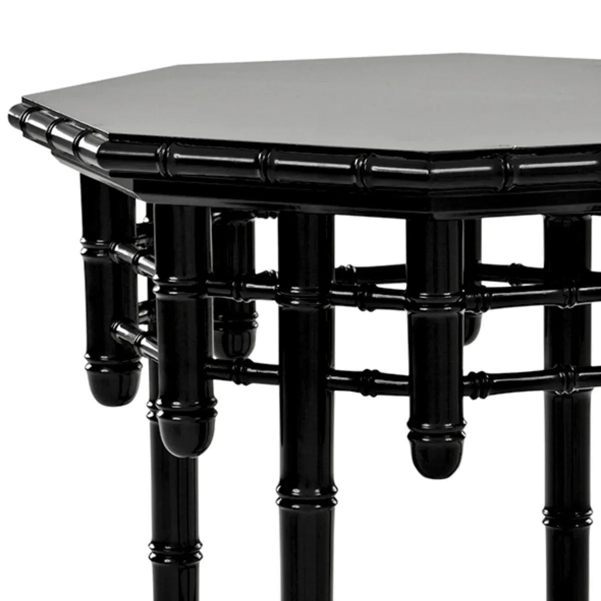 Octagonal fa lerakóasztal
