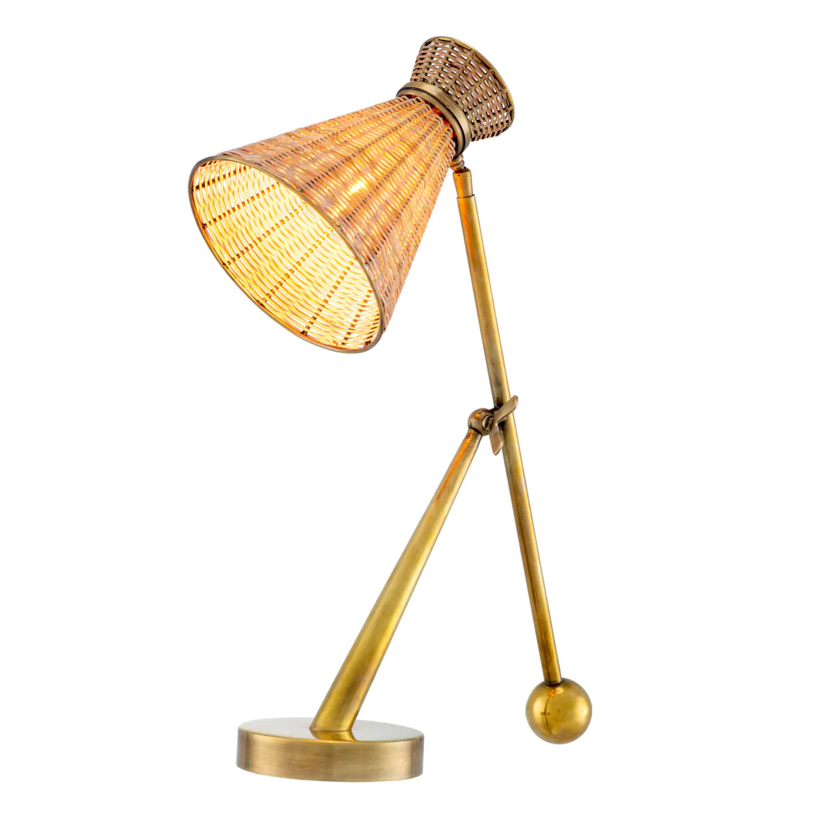 Kon Tiki rattan asztali lámpa