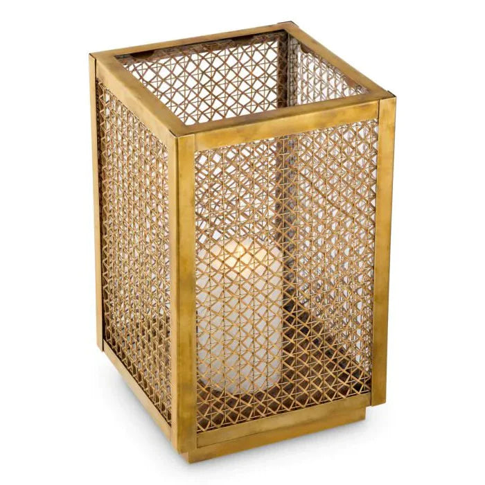Cairo rattan gyertyatartó