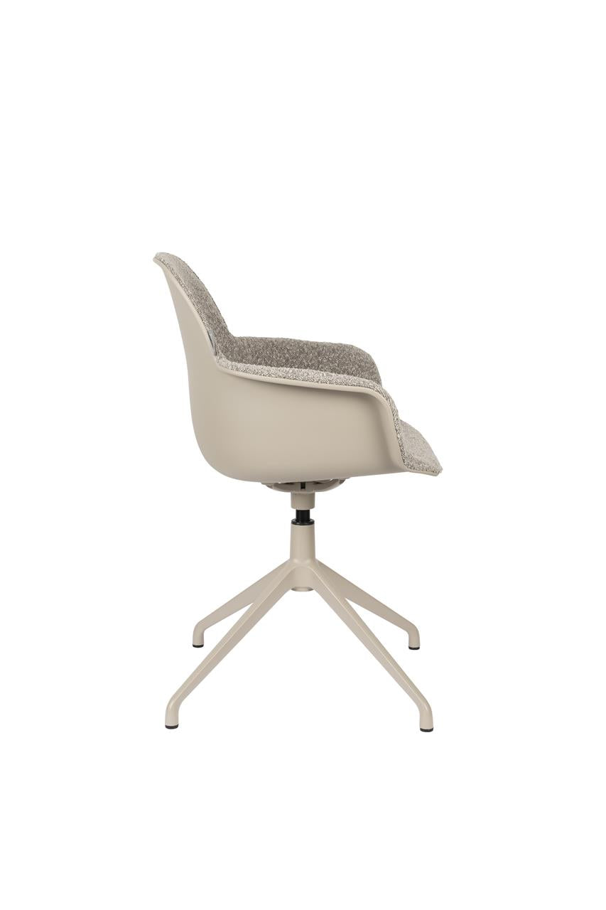 Albert Kuip Swivel fotel – Forgótalpas kivitel, kárpitozott ülőfelülettel