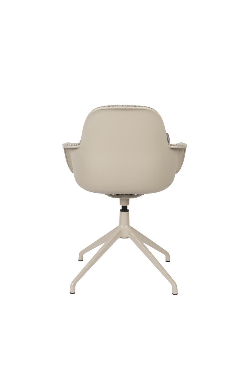Albert Kuip Swivel fotel – Forgótalpas kivitel, kárpitozott ülőfelülettel