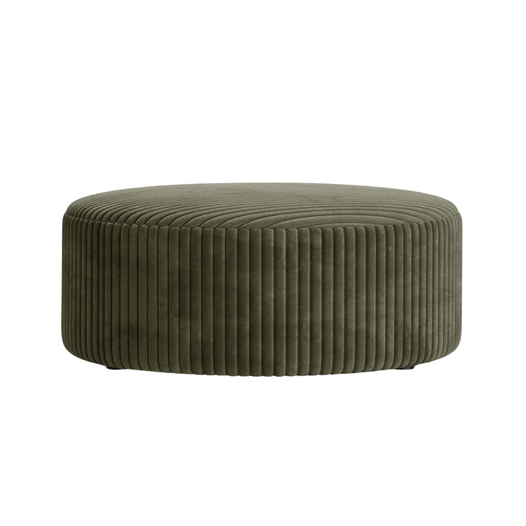 Dia kordbársony puff Ø90