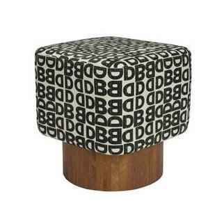 Monogram szövet puff
