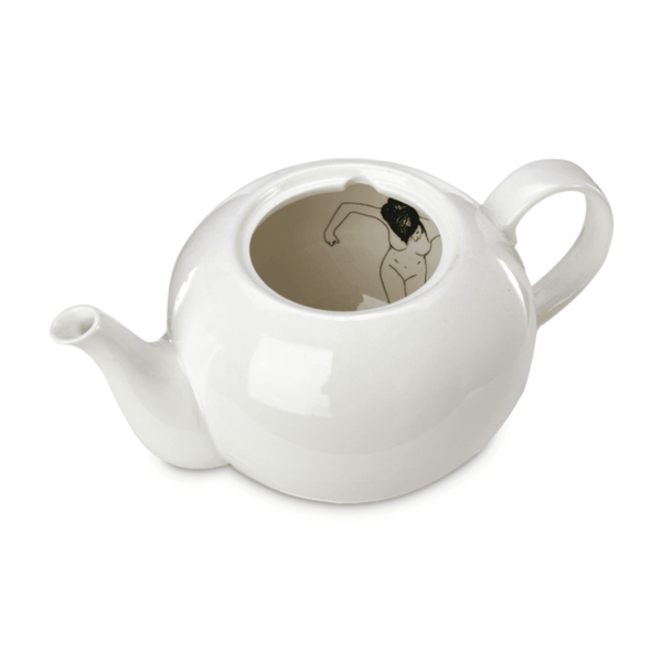 Undressed porcelán teáskanna