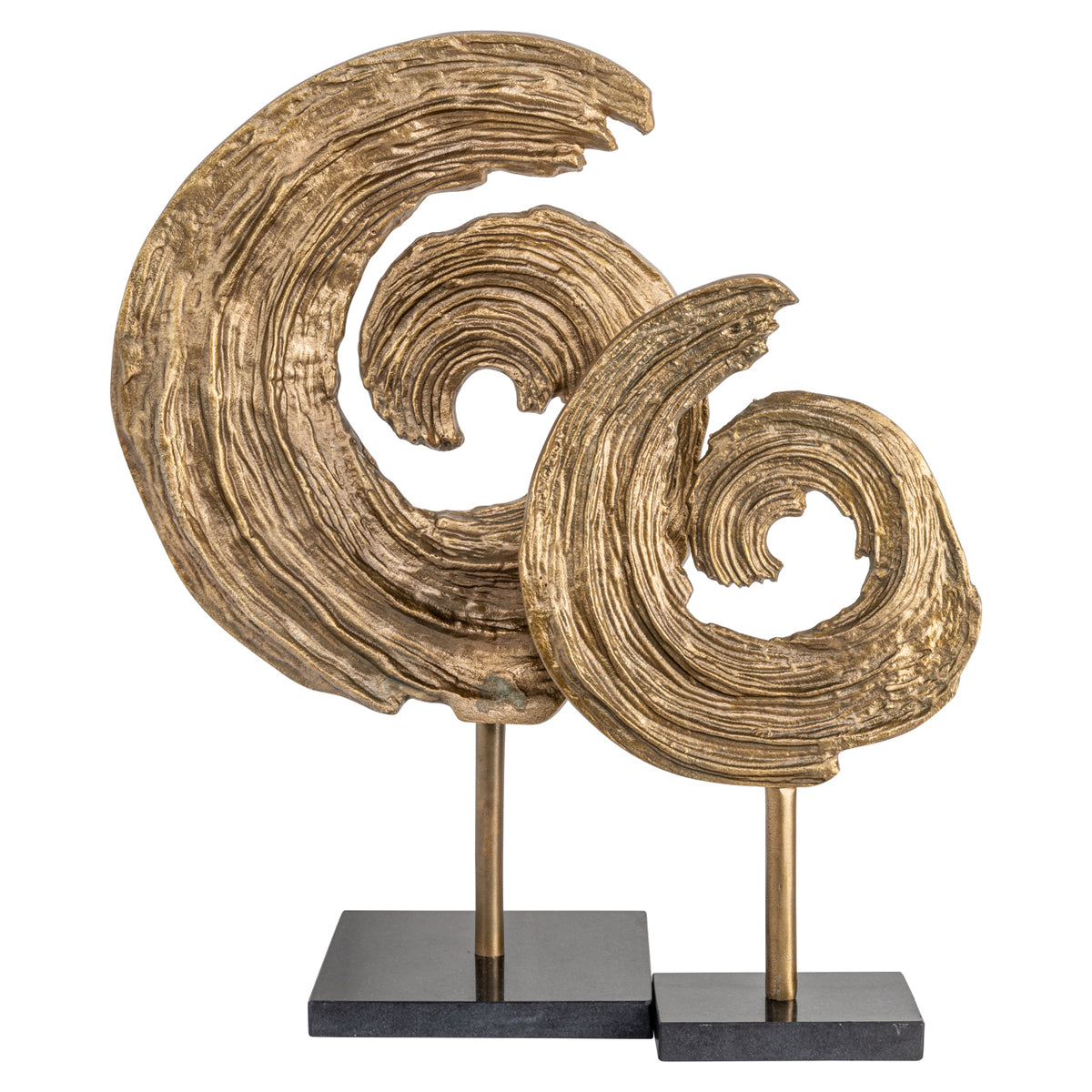 Swirl dekorációs tárgy antik nagy