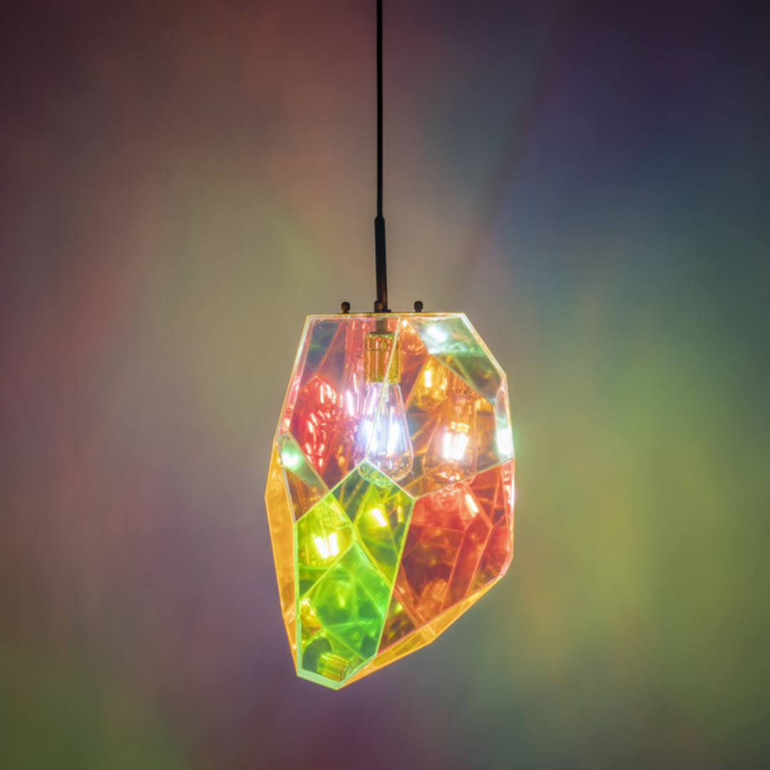 Diamond akril függőlámpa