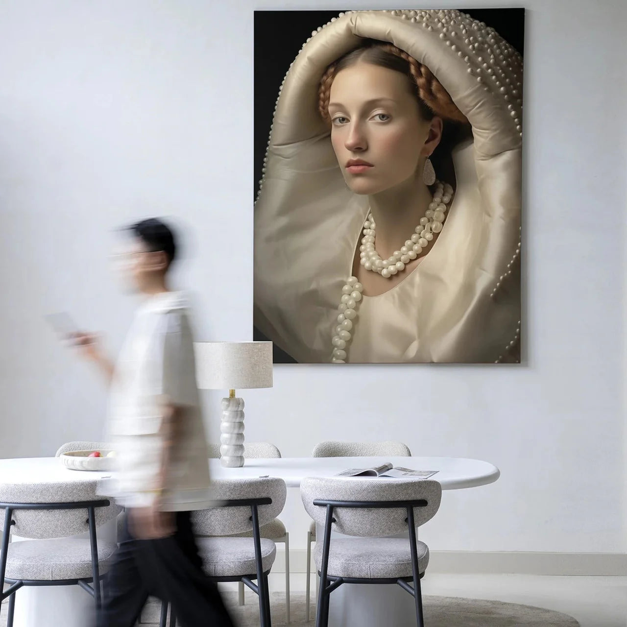 Queen of Pearls dizájn vászonkép