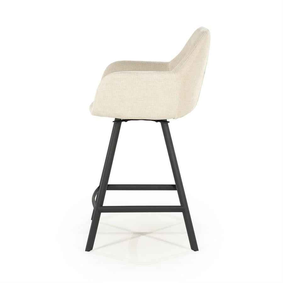 Barstool Bliss with armrest - beige